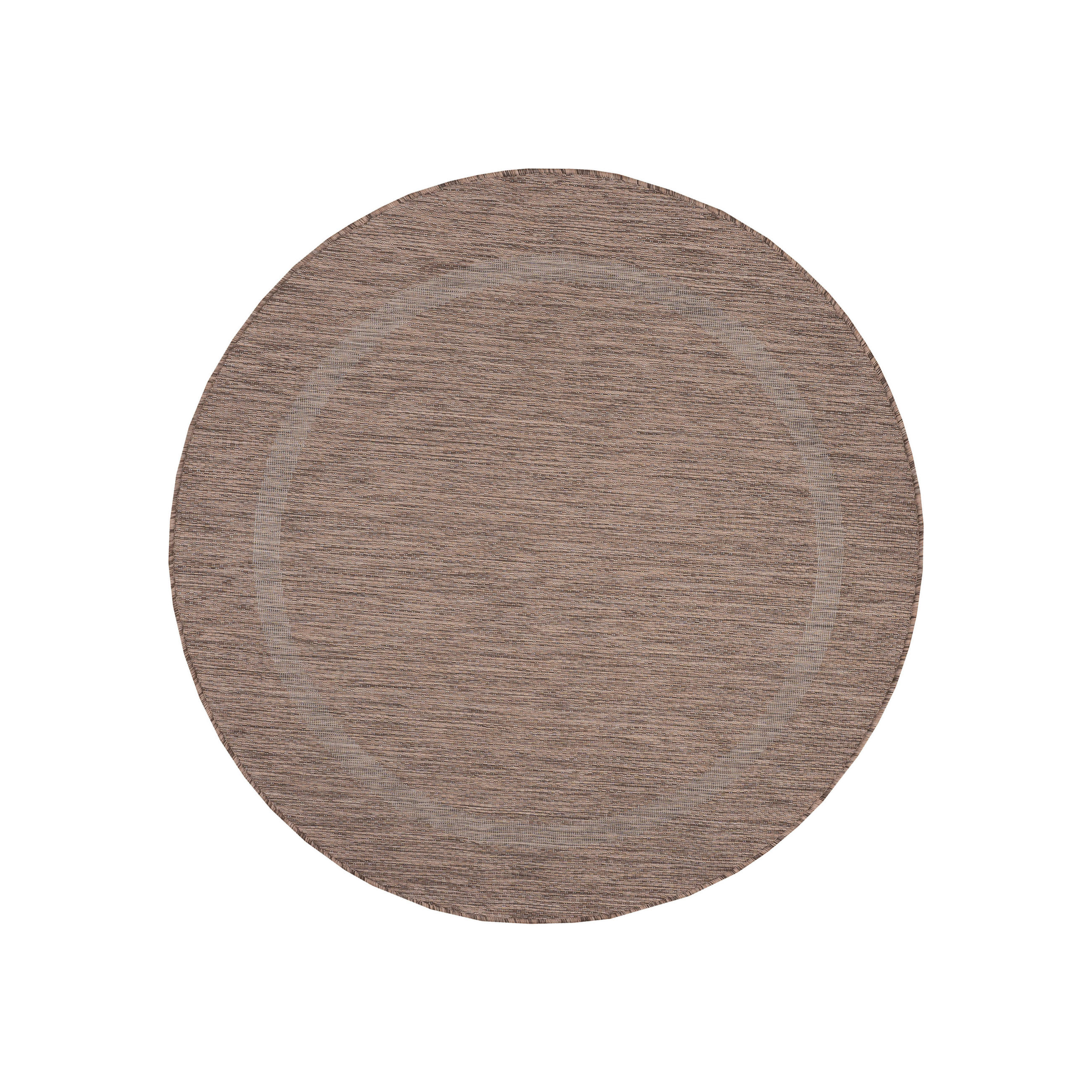 FLATVÄVD MATTA 160/160 cm Relax  - brun, Basics, textil (160/160cm) - Novel