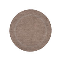 FLATVÄVD MATTA 160/160 cm Relax  - brun, Basics, textil (160/160cm) - Novel