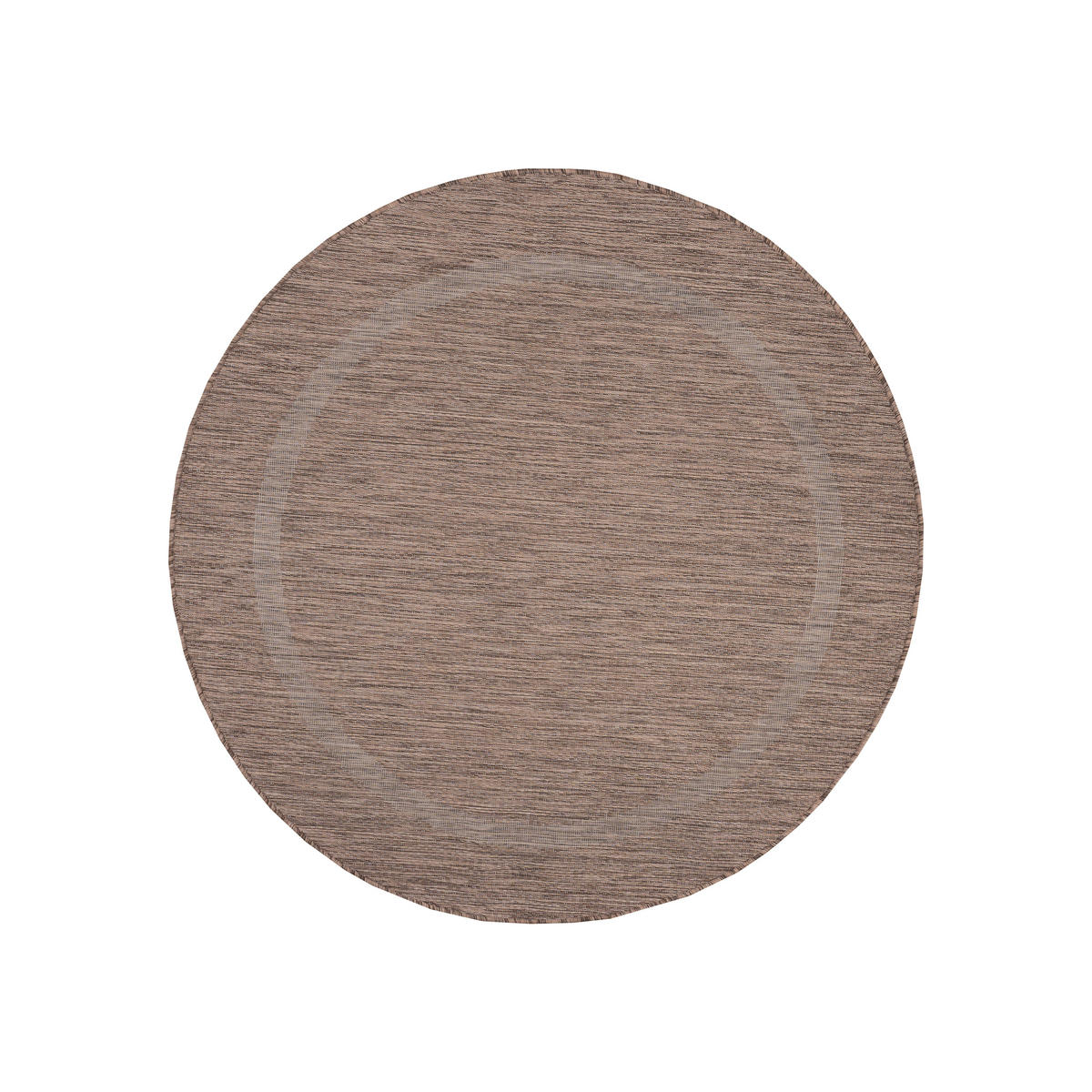 FLATVÄVD MATTA 160/160 cm Relax  - brun, Basics, textil (160/160cm) - Novel