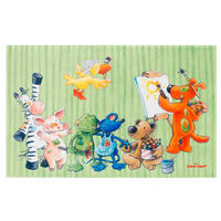 KINDERTEPPICH 100/160 cm Die Lieben Sieben  - Multicolor, Trend, Kunststoff/Textil (100/160cm)
