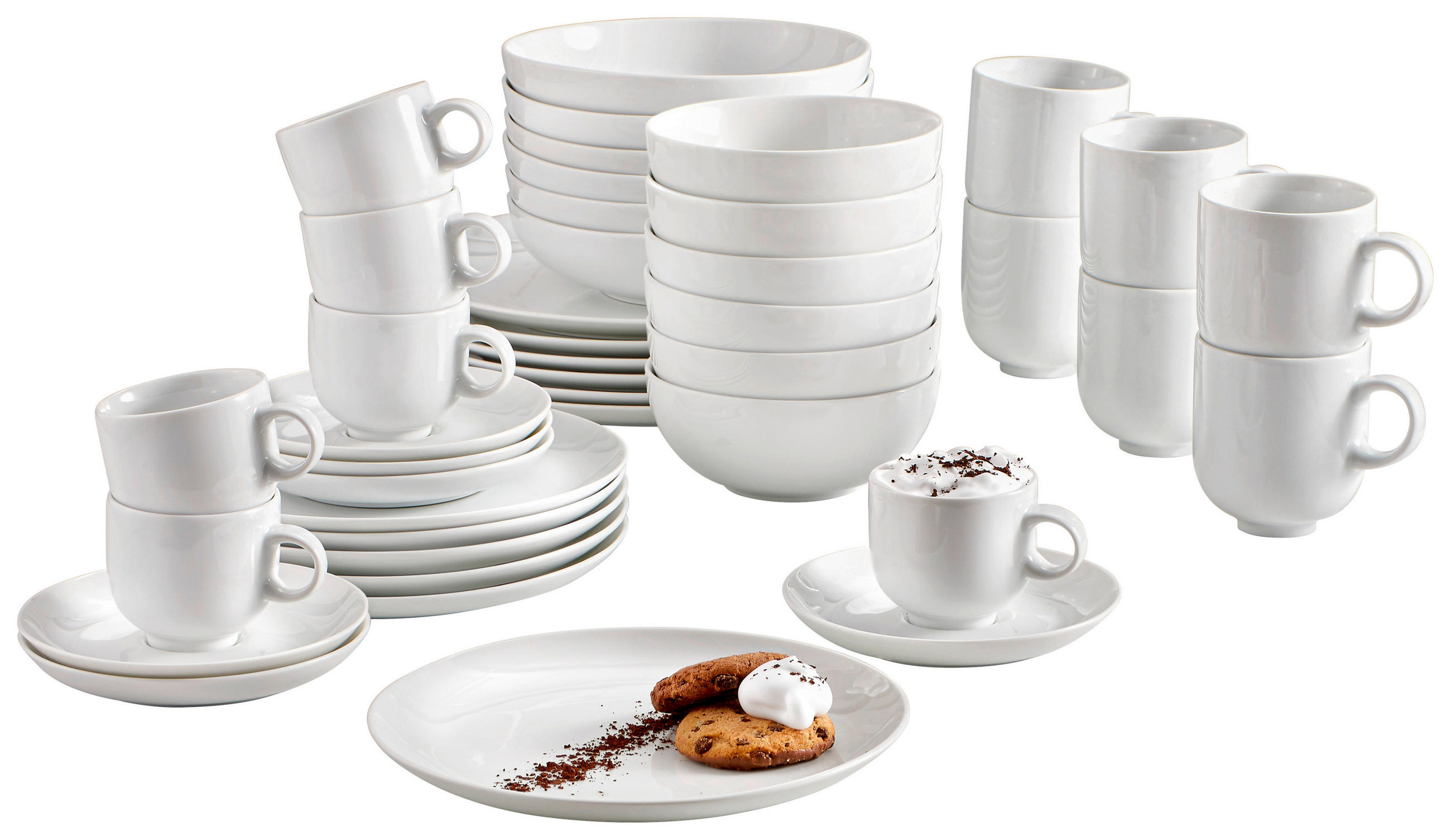 KOMBINIRANI SERVIS Lafer Pure porcelan - Design, keramika - Johann Lafer