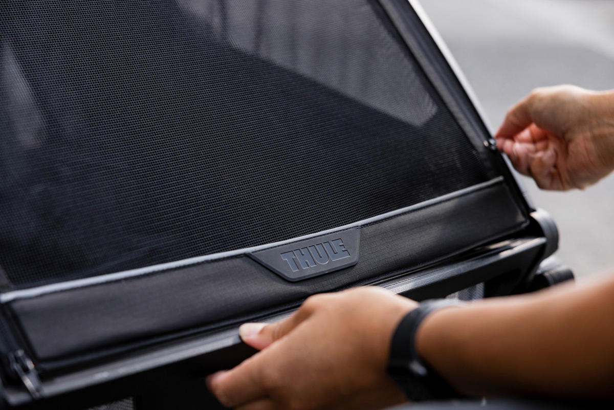 FAHRRADANHÄNGER   Chariot Sport2 sngle  - Schwarz, Basics, Textil/Metall (88/37/59cm) - Thule