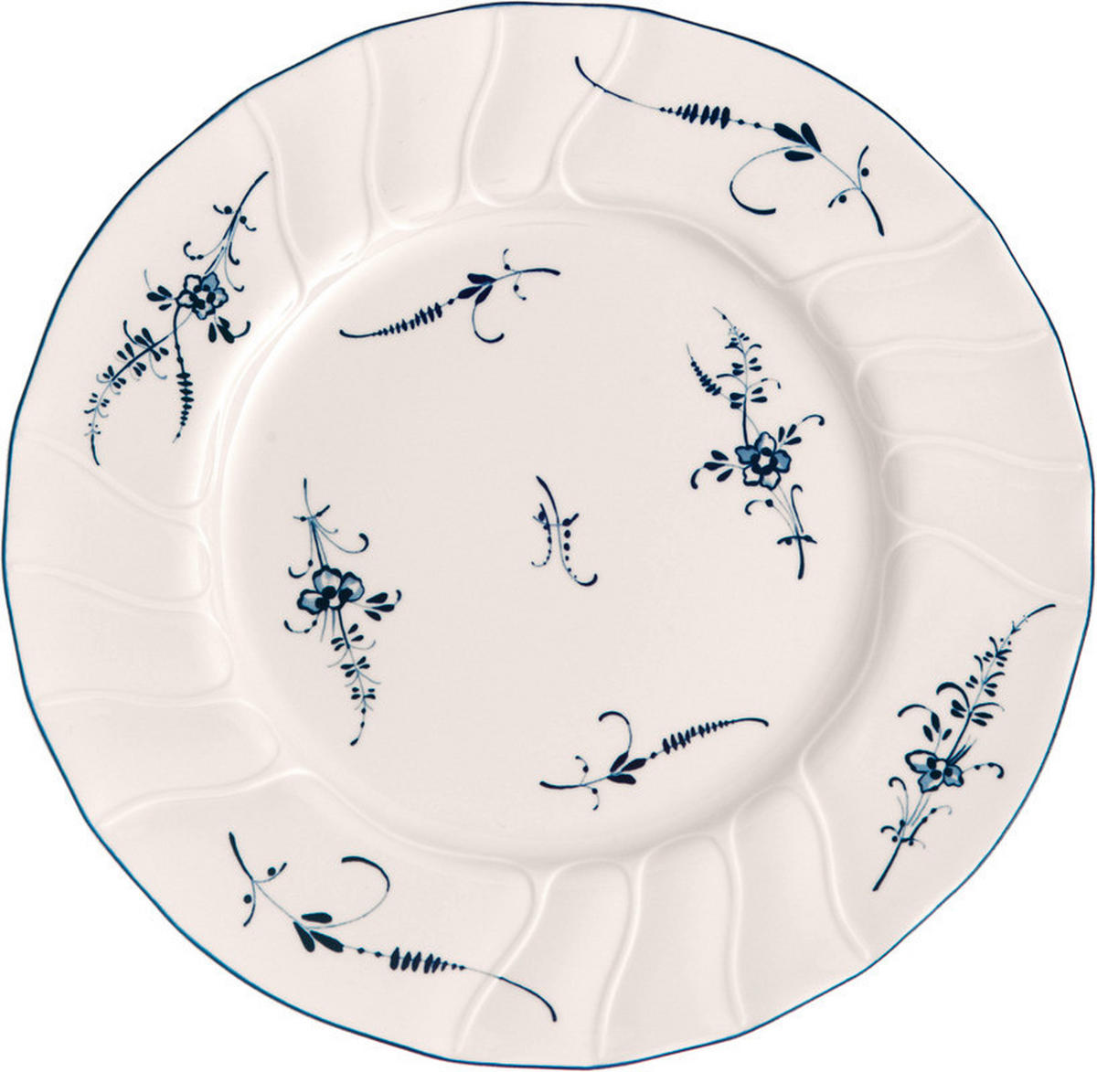 DESERTNI TANJIR  keramika  porcelan  - bela/plava, Osnovno, keramika (21cm) - Villeroy & Boch