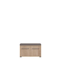 ELŐSZOBAPAD  - Artisan tölgy/szürke, Basics, faalapú anyag (80/49/40cm) - Xora