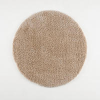 HOCHFLORTEPPICH 80/80 cm Porto Beige rund  - Beige, KONVENTIONELL, Textil (80/80cm) - Novel