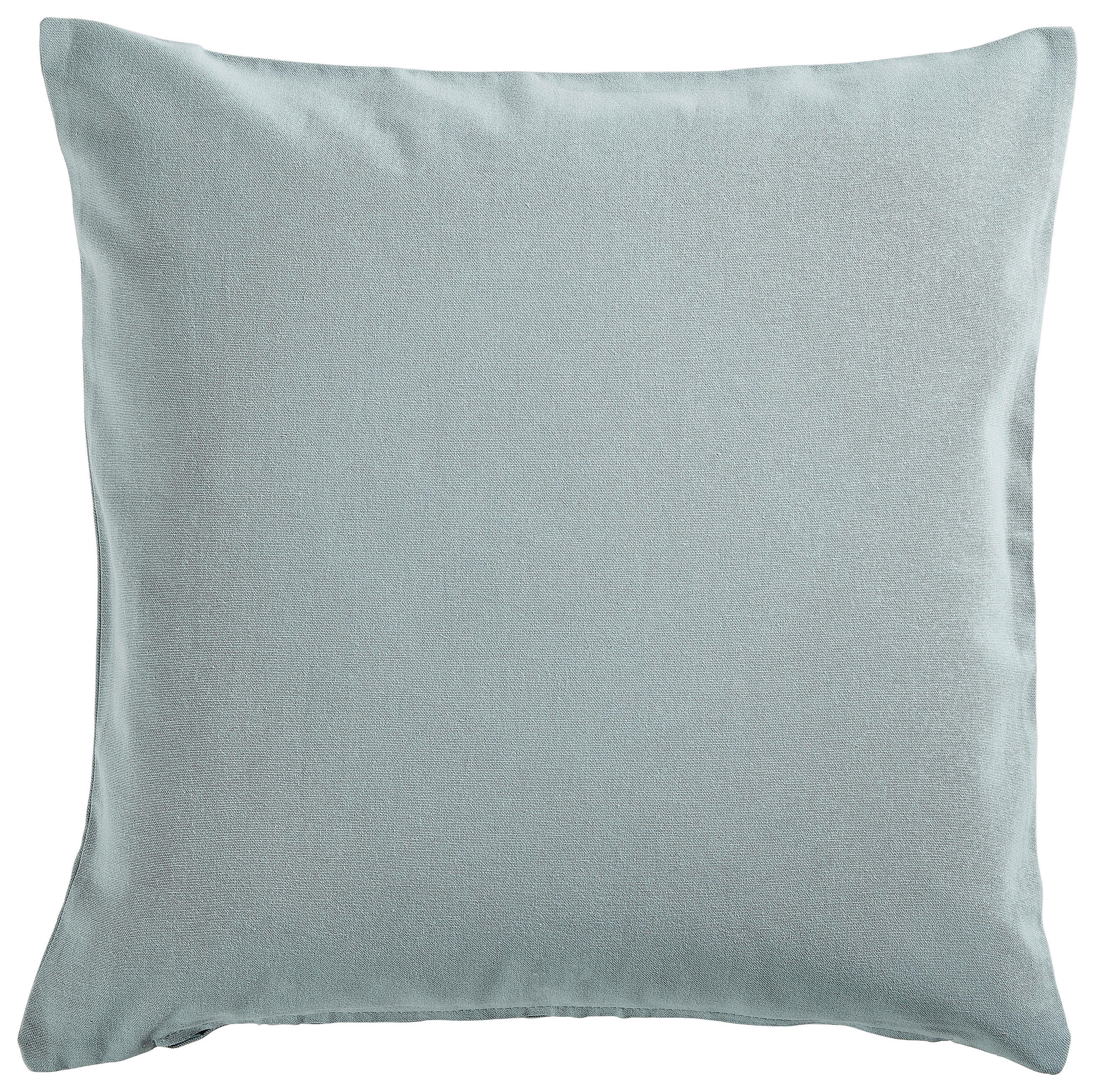 KISSENHÜLLE Panama 60/60 cm  - Silberfarben/Hellblau, Basics, Textil (60/60cm) - Bio:Vio