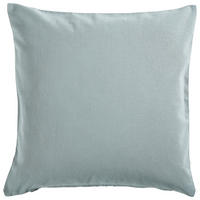 KISSENHÜLLE Panama 60/60 cm  - Silberfarben/Hellblau, Basics, Textil (60/60cm) - Bio:Vio