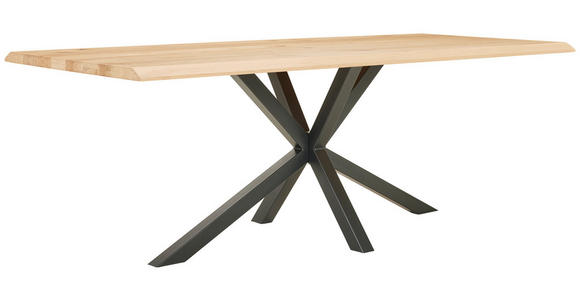 ESSTISCH in Holz 220/100/78 cm   - Eichefarben/Anthrazit, Design, Holz/Metall (220/100/78cm) - Johann Jakob