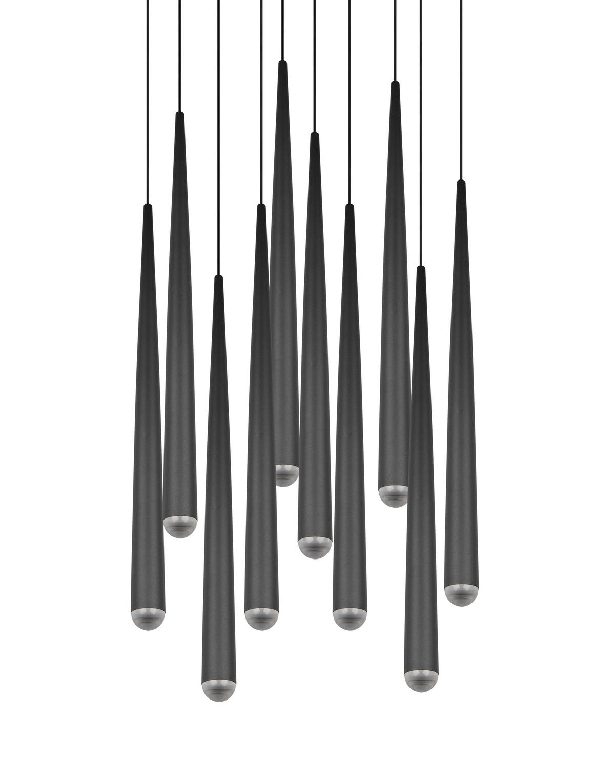 LED-HÄNGELEUCHTE Cala 30/150 cm  - Schwarz, Design, Metall (30/150cm) - Trio Leuchten