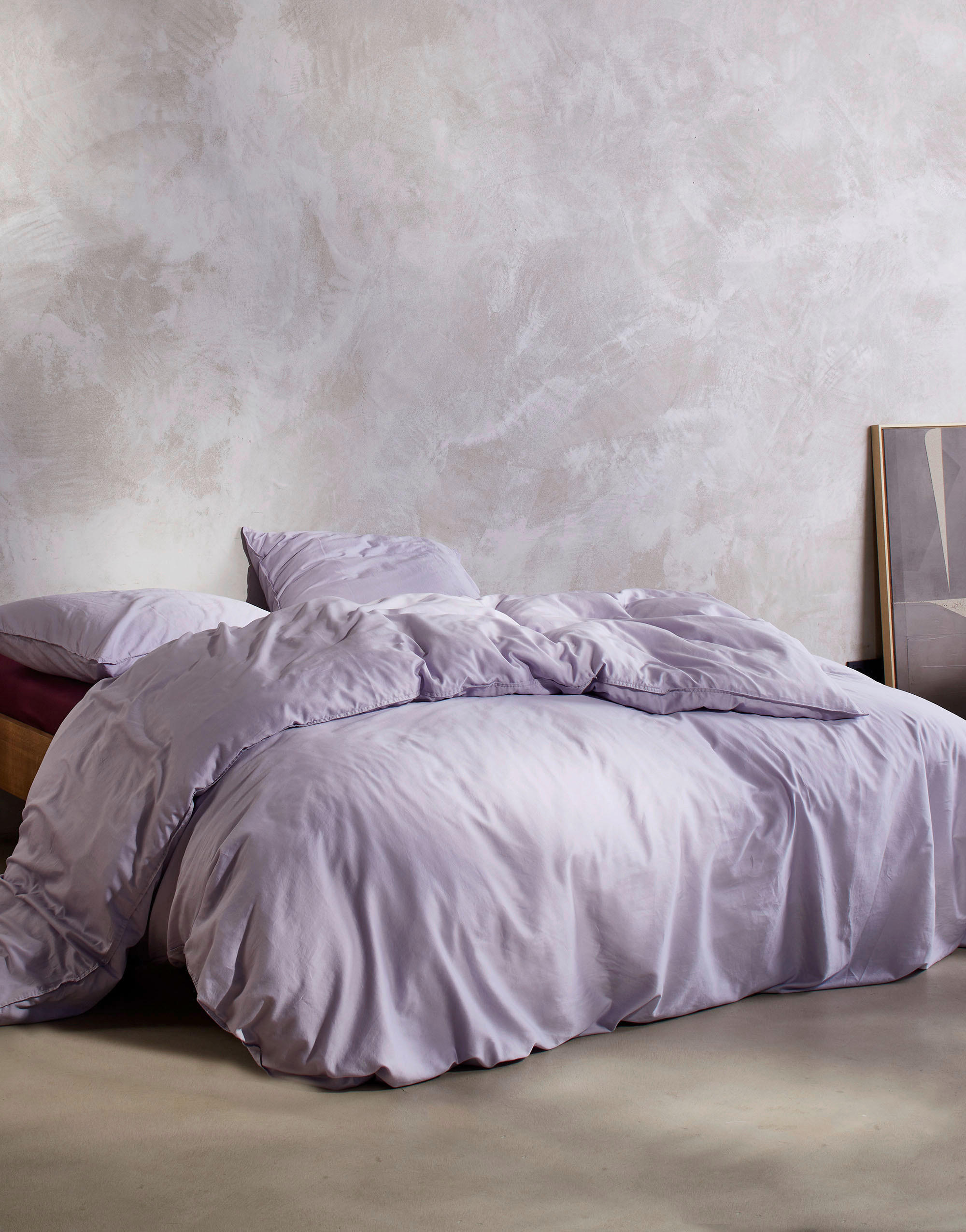 BETTWÄSCHE Satin 155/220 cm  - Mauve, Basics, Textil (155/220cm) - Essenza