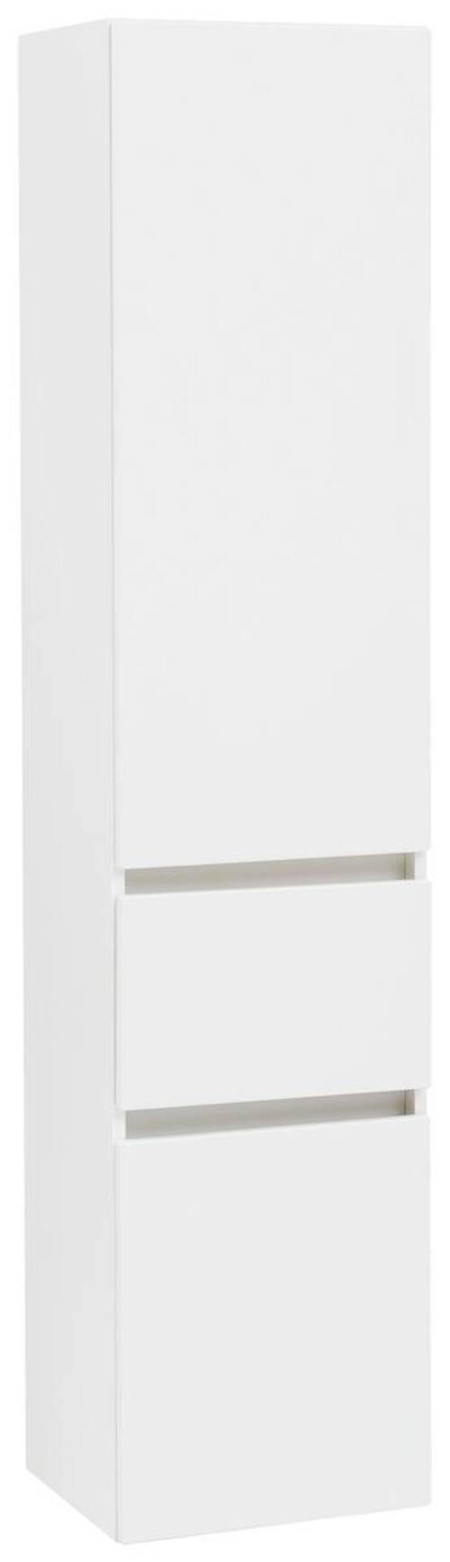 HOCHSCHRANK 40/180/35 cm - Silberfarben/Weiß, KONVENTIONELL, Holzwerkstoff/Kunststoff (40/180/35cm) - Held