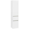 HOCHSCHRANK 40/180/35 cm  - Silberfarben/Weiß, KONVENTIONELL, Holzwerkstoff/Kunststoff (40/180/35cm) - Held