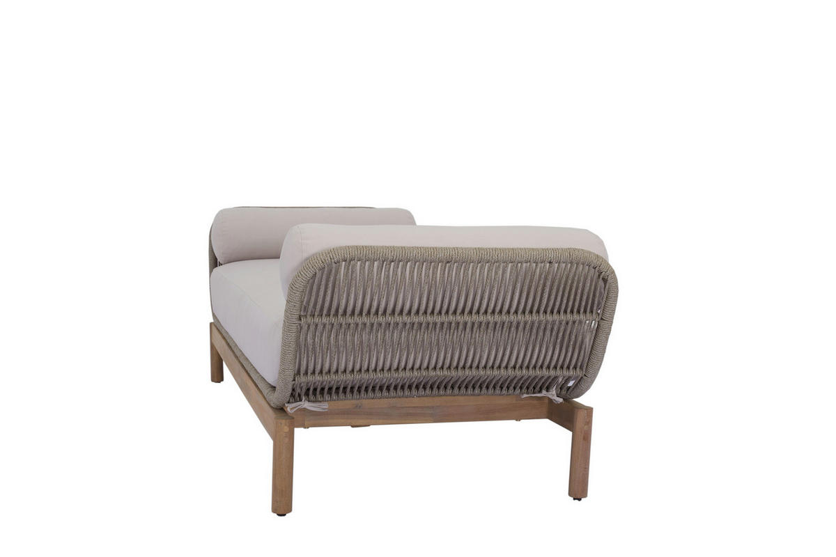 LEŽALJKA VRTNA   drvo, metal, tekstil      - Natur, drvo/metal (204/60/73cm) - Ambia Garden