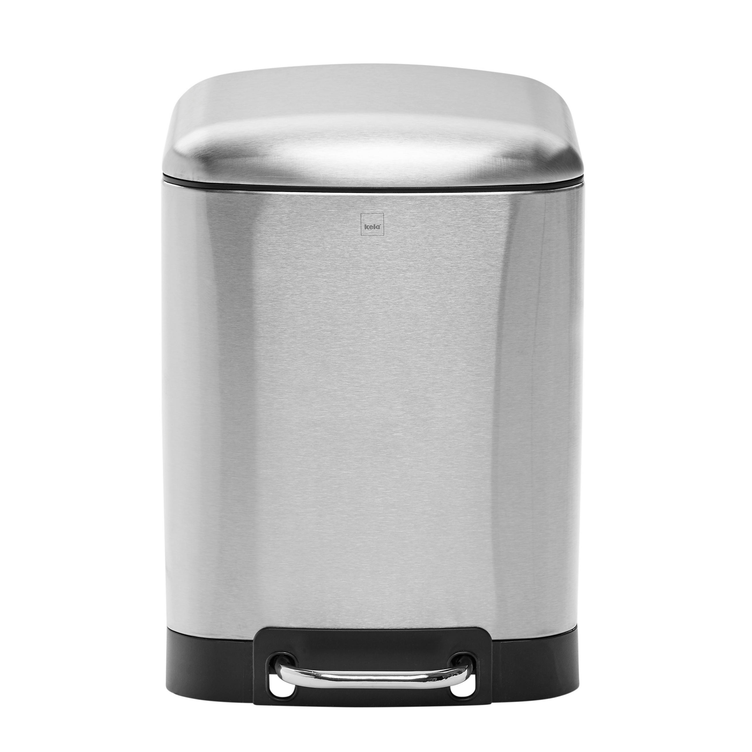 KOSMETIKEIMER DAVINO 6 L  - Silberfarben, Basics, Metall (22,5/20,5/32,5cm) - Kela