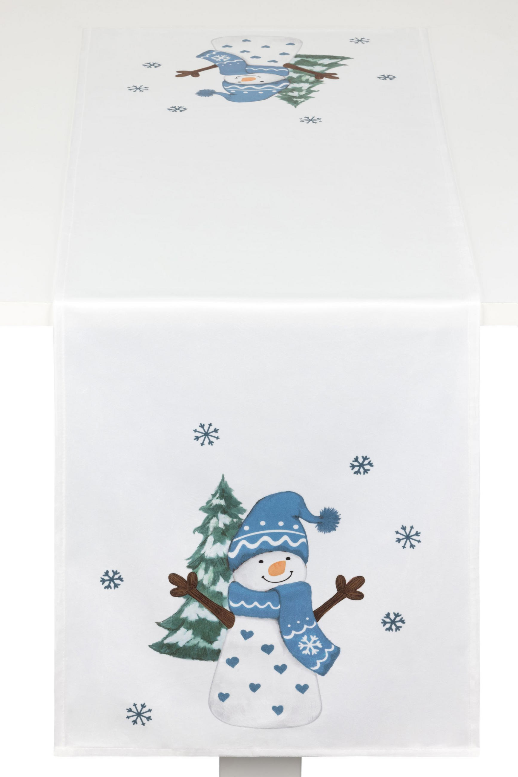 ÚZKY OBRUS, 40/140 cm, viacfarebná - viacfarebná, textil (40/140cm) - X-Mas