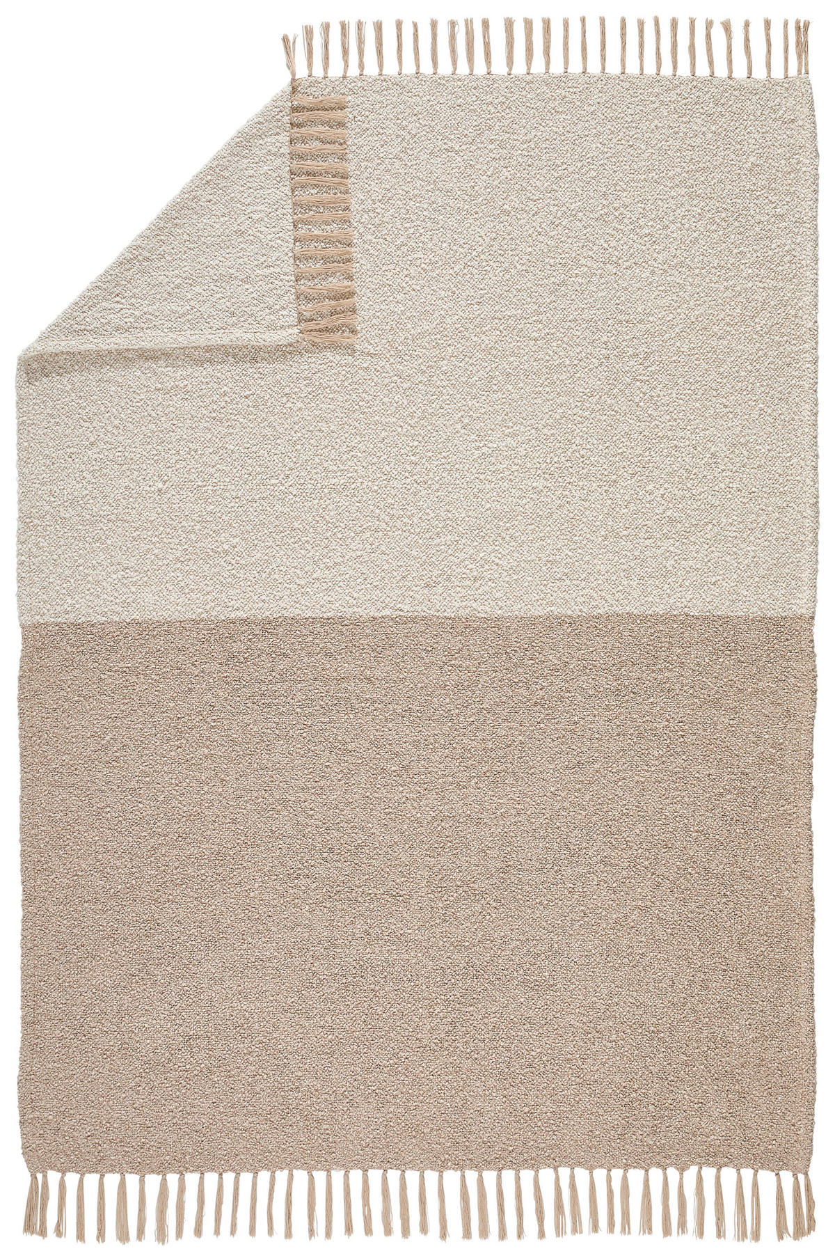 WOHNDECKE 130/170 cm  - Elfenbein/Beige, Textil (130/170cm) - Novel