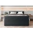 BOXSPRINGBETT 180/200 cm  in Anthrazit  - Anthrazit/Schwarz, KONVENTIONELL, Textil/Metall (180/200cm) - Carryhome