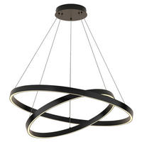 PENDELLEUCHTE  80/100/80 cm   - Schwarz, Basics, Metall (80/100/80cm) - MAYTONI
