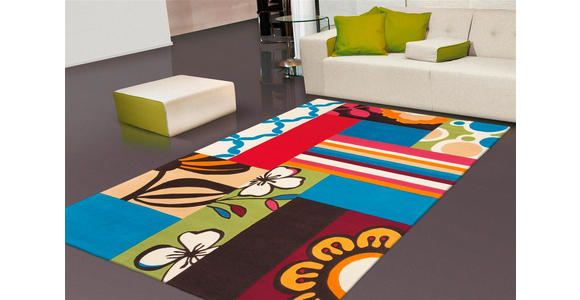 WEBTEPPICH 140/200 cm Multicolor  - Multicolor, Basics, Textil (140/200cm) - Novel