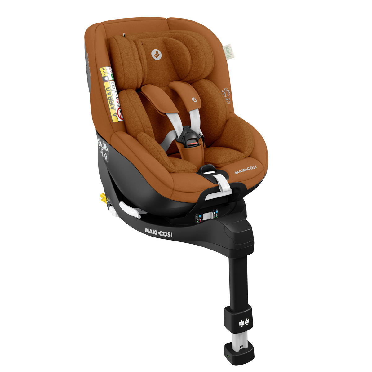 KINDERAUTOSITZ Mica Pro Eco i-Size Authentic Cognac   - Cognac, Basics, Kunststoff/Textil (44,2/64,8/68,3cm) - Maxi-Cosi