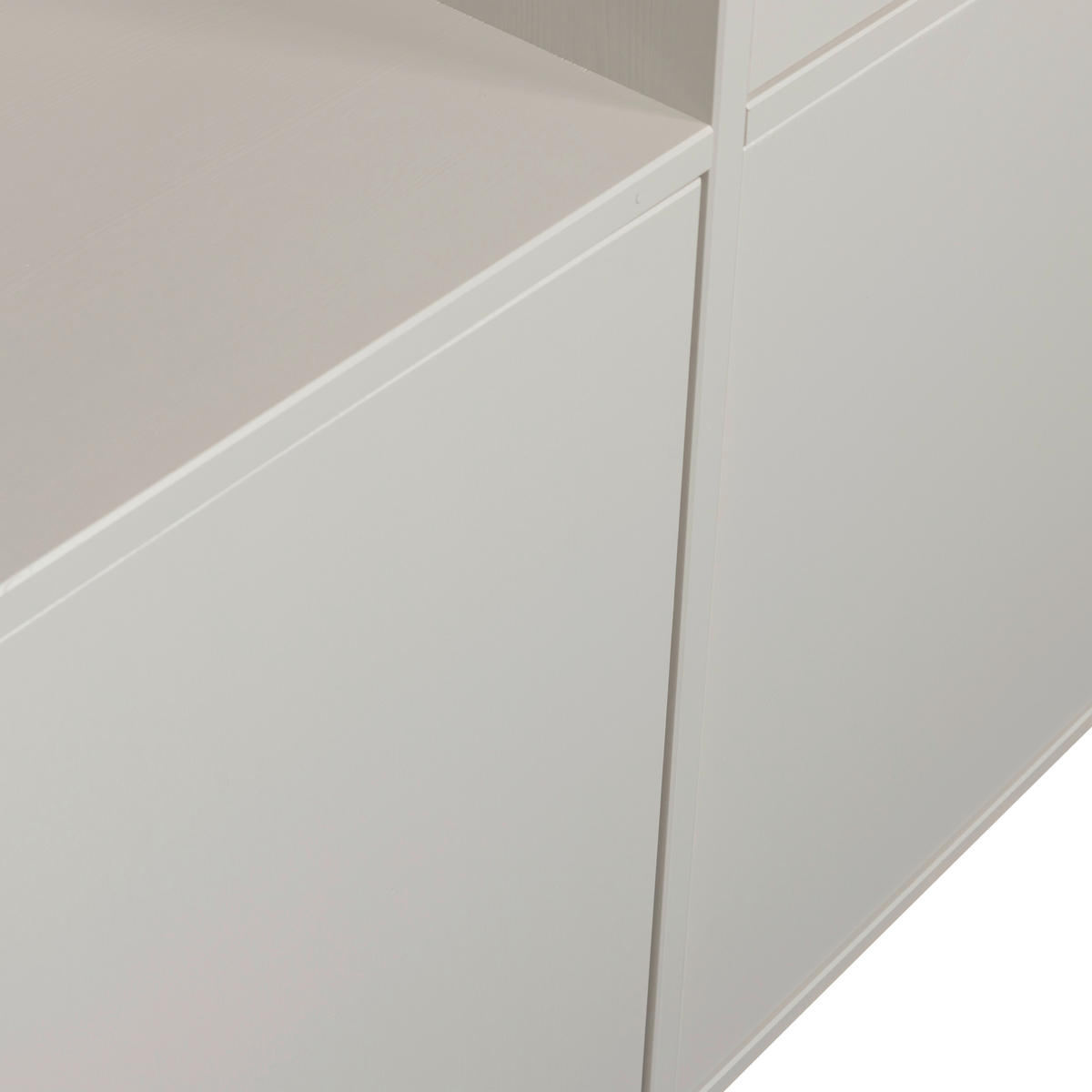 MEHRZWECKSCHRANK 108/215/40 cm  in Grau  - Grau, Design, Holz (108/215/40cm) - Livetastic