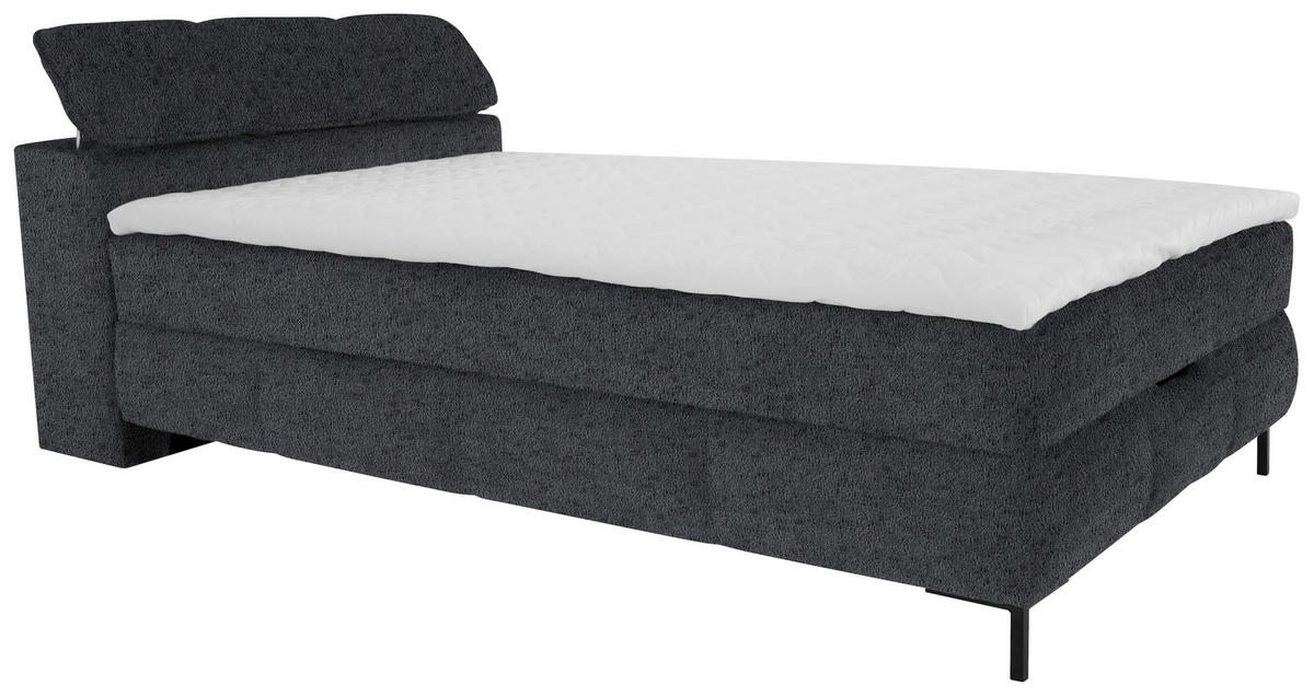 BOXBETT 120/200 cm  in Schwarz  - Schwarz, Konventionell, Holz/Holzwerkstoff (120/200cm) - Xora