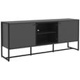 SIDEBOARD 180/75/41 cm  - Anthrazit/Schwarz, MODERN, Holzwerkstoff/Metall (180/75/41cm) - Novel