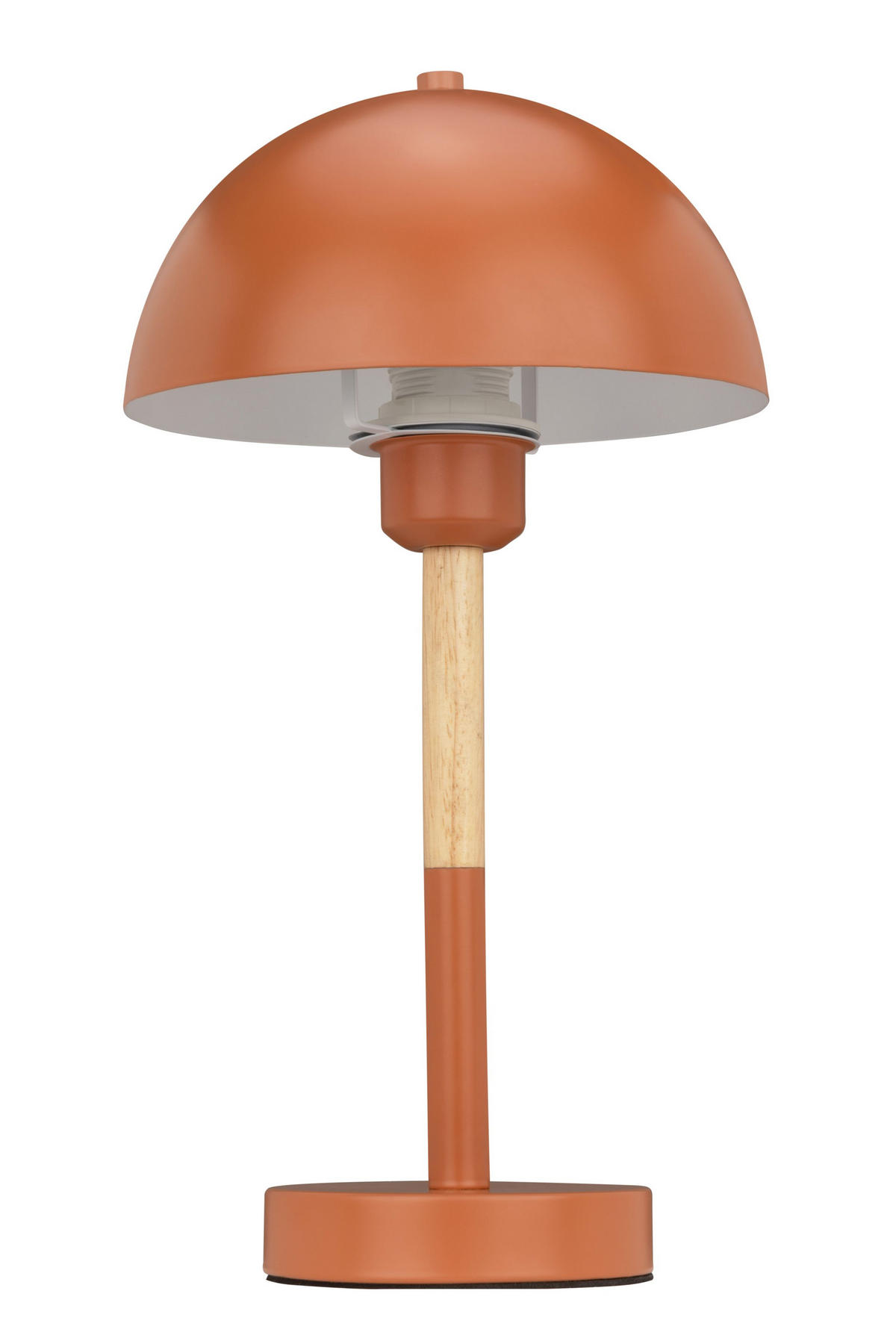 TISCHLEUCHTE Danta Clarita 20/38 cm   - Orange/Naturfarben, KONVENTIONELL, Holz/Metall (20/38cm) - Novel