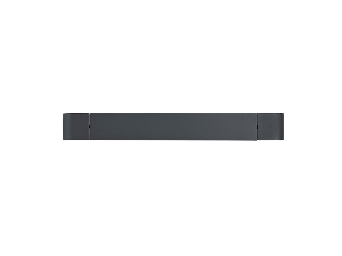 LED-WANDLEUCHTE 40/10/10 cm   - Schwarz, Design, Metall (40/10/10cm) - Hell
