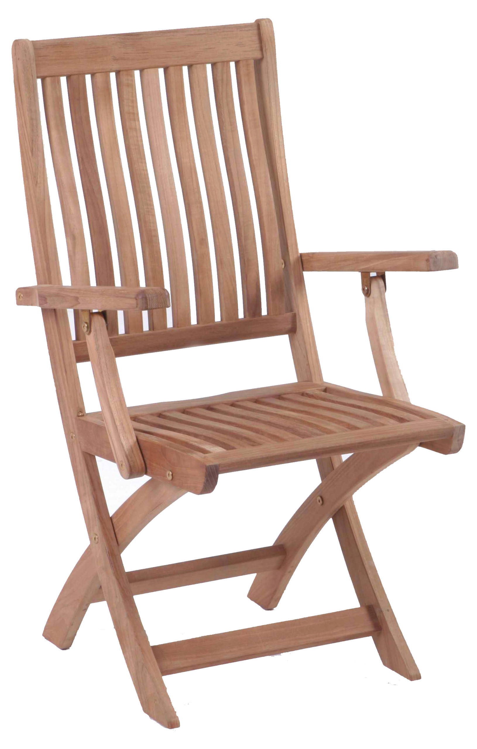 GARTENKLAPPSESSEL Teakholz Teakfarben  - Teakfarben, Basics, Holz (60/106/76cm) - Zebra 