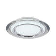 LED-DECKENLEUCHTE 35/6 cm   - Chromfarben/Transparent, Design, Kunststoff/Metall (35/6cm) - Novel