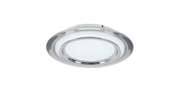 LED-DECKENLEUCHTE 35/6 cm   - Chromfarben/Transparent, Design, Kunststoff/Metall (35/6cm) - Novel