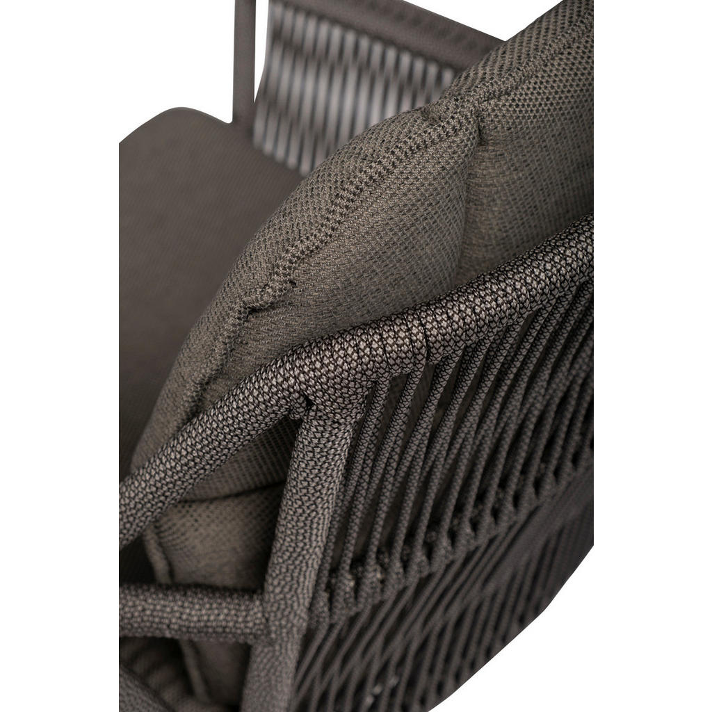 Thumbnail - Tierra Outdoor Stapelsessel, Grau, Metall, Textil, Füllung: Polyurethan (Pur), Kufe, 66x87x64 cm, stapelbar, Gartenmöbel...