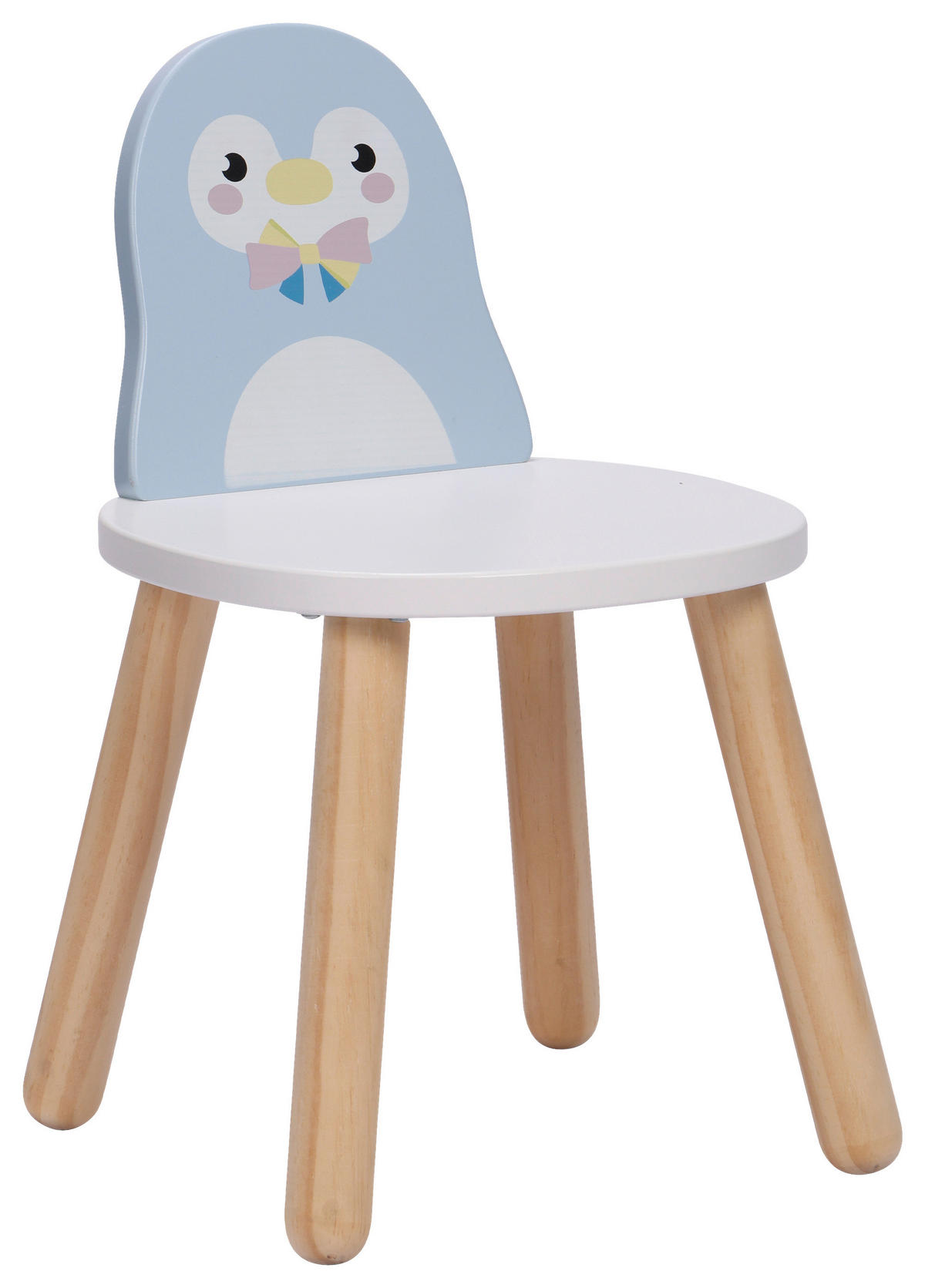KINDERSITZGRUPPE PIP PENGUIN  - Pastellblau/Weiß, KONVENTIONELL, Holz/Holzwerkstoff (65/40/44cm)