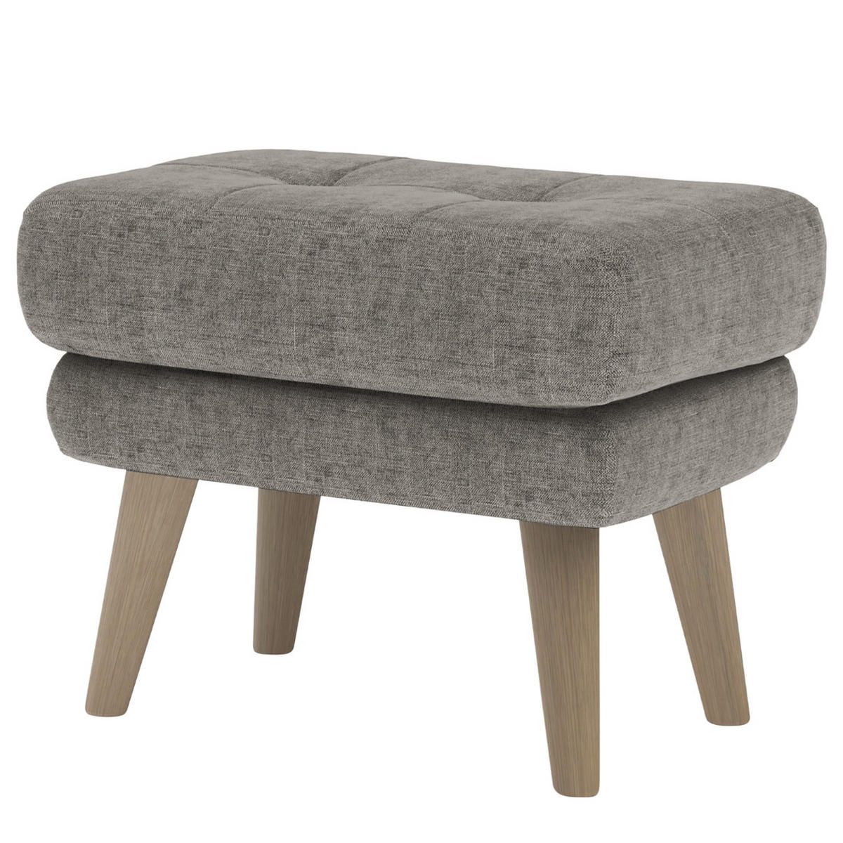 SESSELSET in Webstoff Dunkelgrau  - Eichefarben/Dunkelgrau, KONVENTIONELL, Holz/Textil (91/104/94cm) - Trendmanufaktur