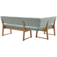 ECKBANK 160/210 cm  in Mintgrün, Wildeiche  - Wildeiche/Mintgrün, KONVENTIONELL, Holz/Textil (160/210cm) - Valnatura