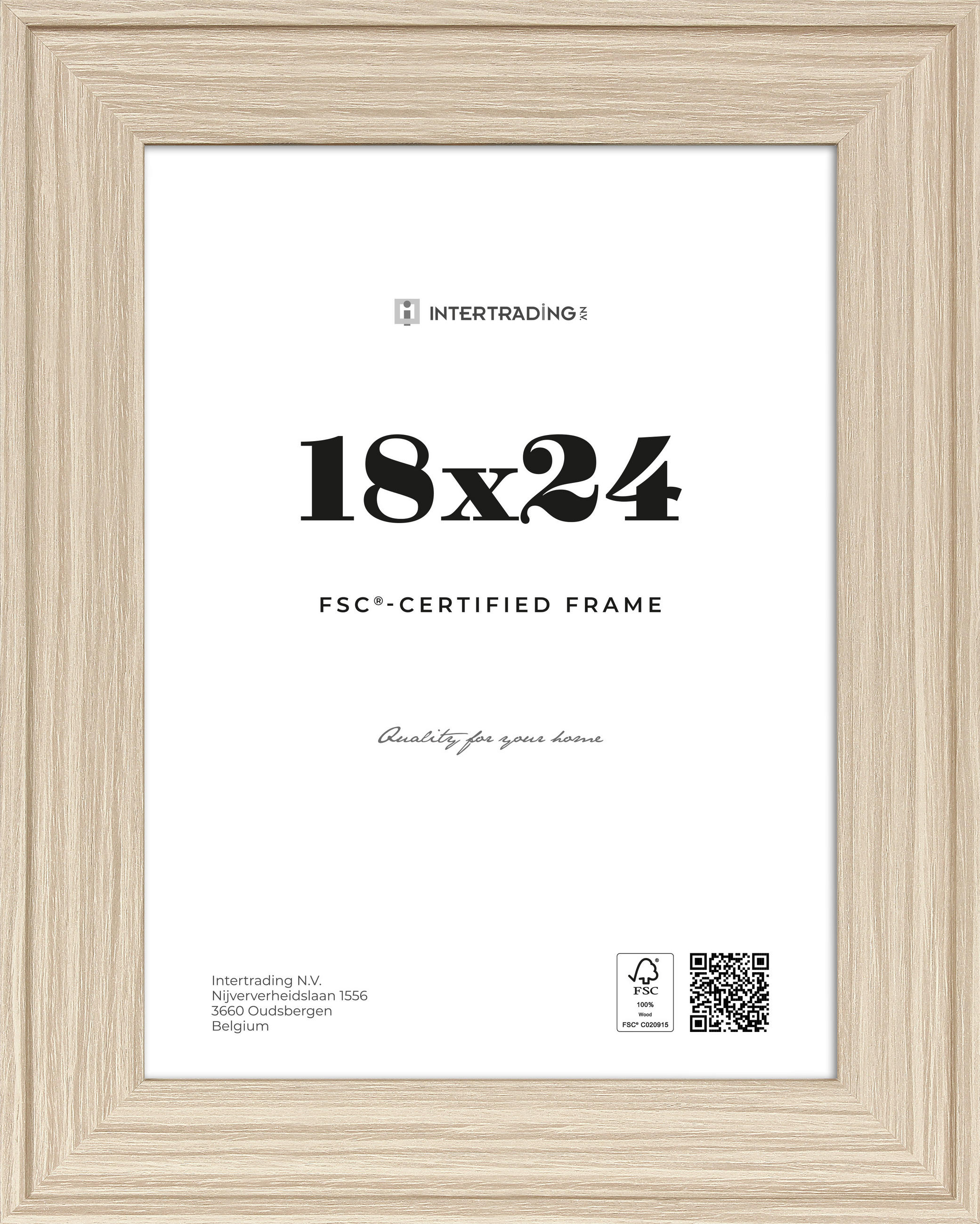 BILDERRAHMEN 24,2/1,6/30,2 cm  - Eichefarben, Basics, Holzwerkstoff (24,2/1,6/30,2cm)