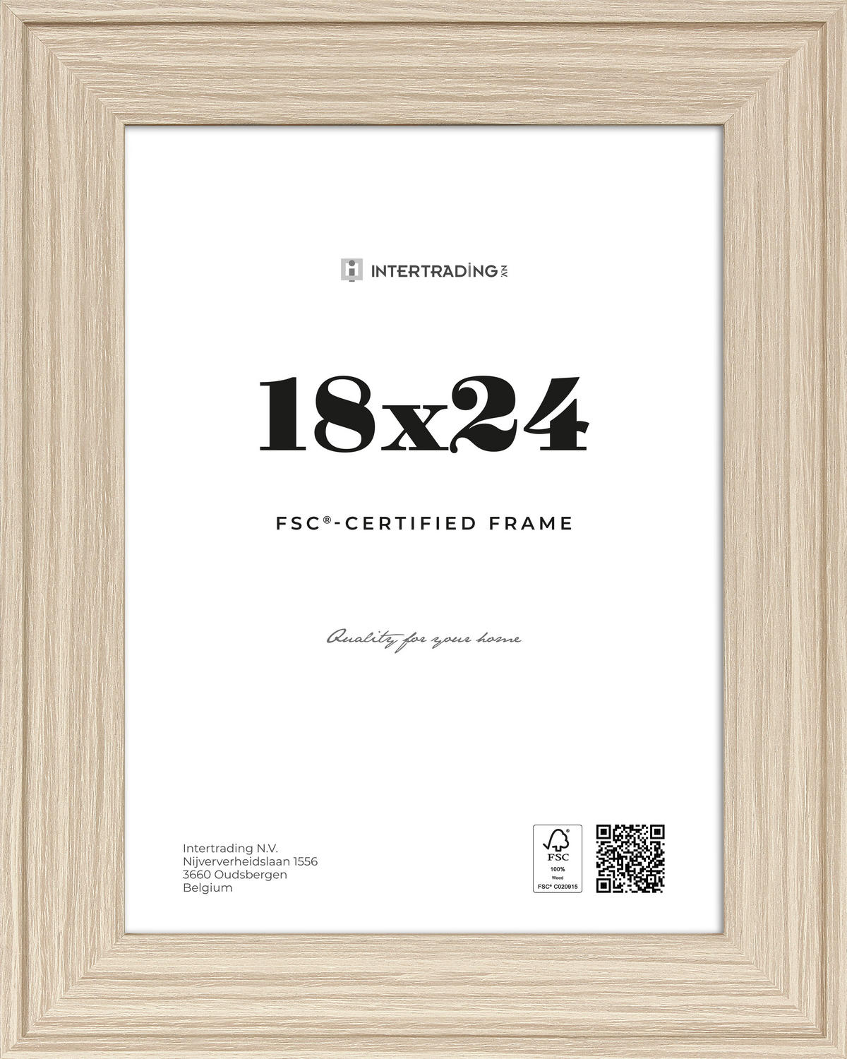 BILDERRAHMEN 24,2/1,6/30,2 cm  - Eichefarben, Basics, Holzwerkstoff (24,2/1,6/30,2cm)