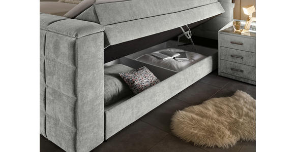 BOXSPRINGBETT 180/200 cm in Schlammfarben - Schlammfarben, KONVENTIONELL, Textil (180/200cm) - Carryhome