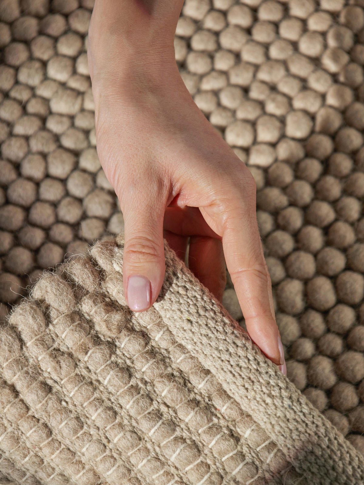 WOLLTEPPICH 120/170 cm Richmond Beige, Beigebraun rechteckig  - Beige/Beigebraun, KONVENTIONELL, Textil (120/170cm) - Ted Baker