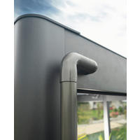 REGENFALLROHR  - Dunkelgrau, Basics, Kunststoff (5/220cm)