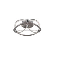 LED-TAKLAMPA Charivari 41/14 cm  - nickelfärgad, Design, metall (41/14cm) - Trio Leuchten