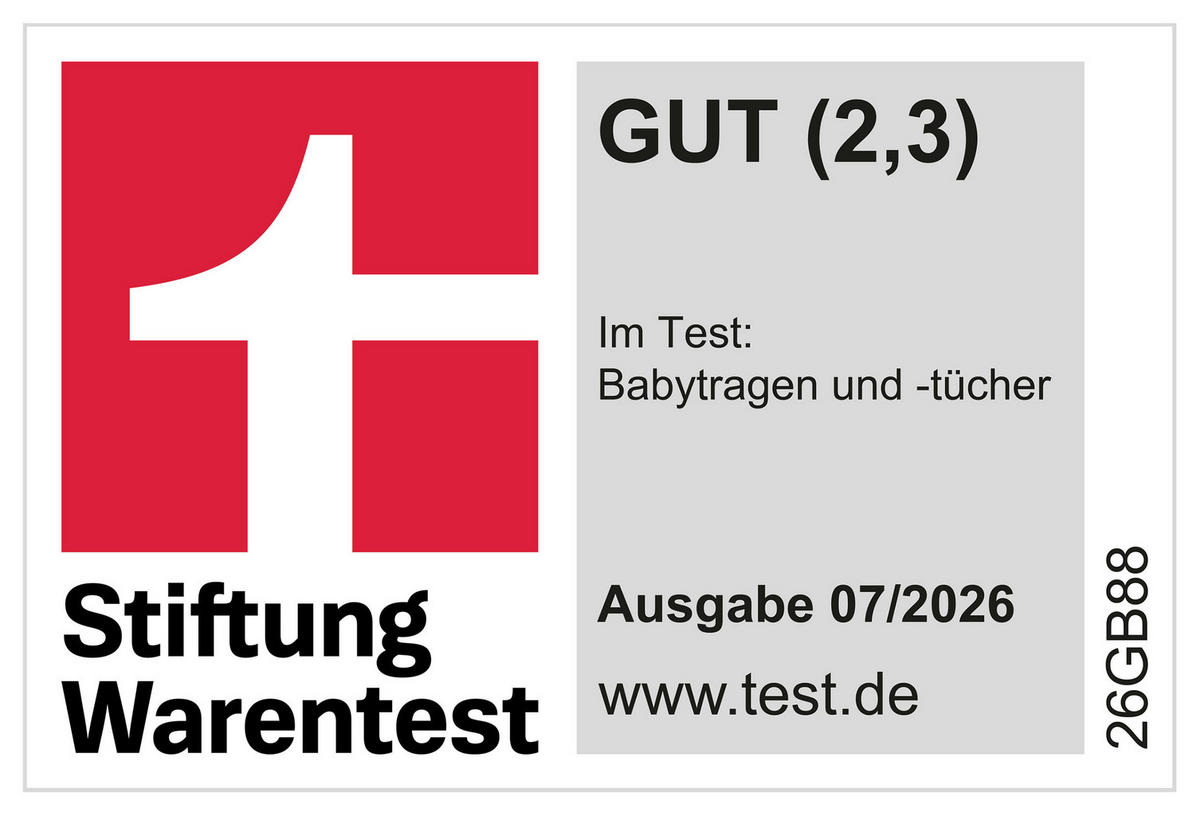 BABYTRAGE Limas Mesh  - Anthrazit, Basics, Textil - Stokke