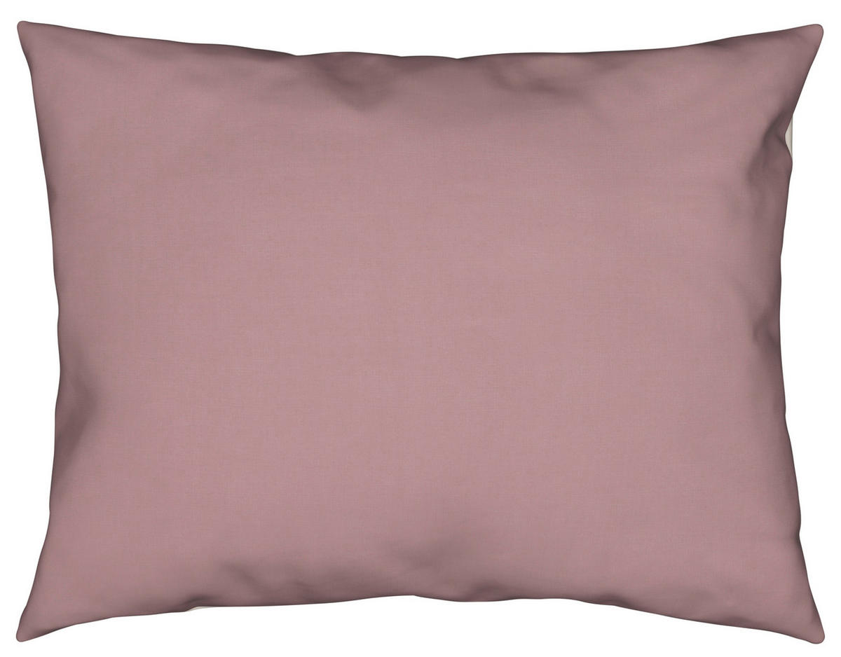 OBOJESTRANSKA POSTELJNINA Uni Wende 140/220 cm saten naravne barve  - naravne barve, Basics, tekstil (140/220cm) - Novel