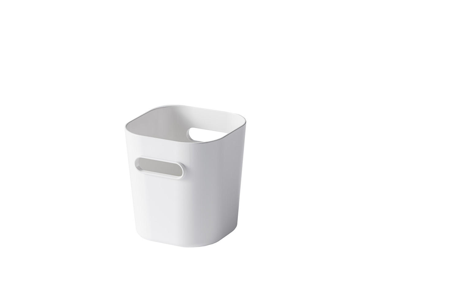 FÖRVARINGSLÅDA 9,8/9,4/10,2 cm   - vit, Basics, plast (9,8/9,4/10,2cm) - Smart Store