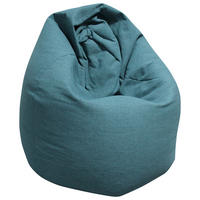 VREČA ZA SEDENJE   70/80/70 cm           turkizna  - turkizna, Design, tekstil (70/80/70cm) - Carryhome