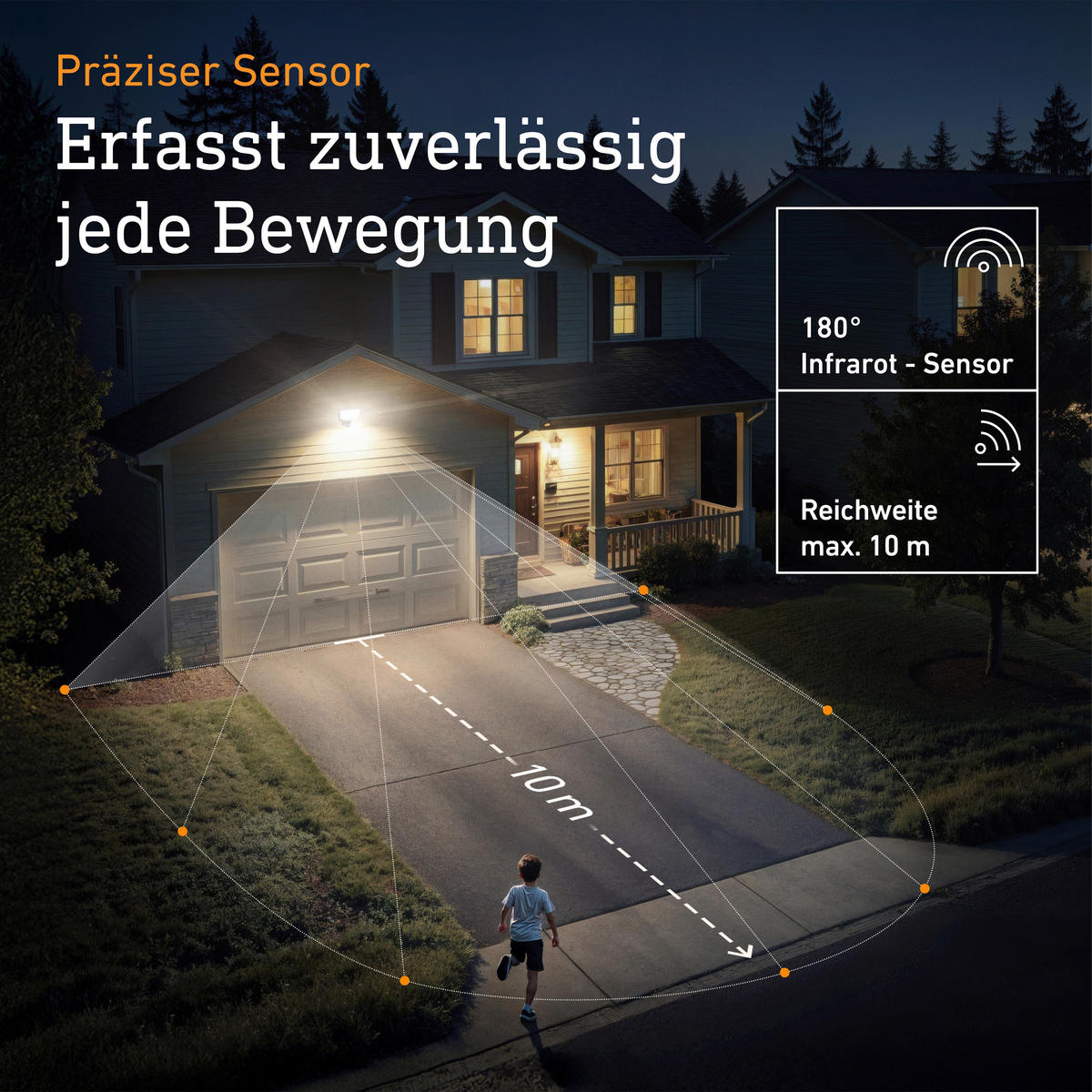 AUSSENLEUCHTE XLED Protect 19,5/18,7/19,5 cm  - Anthrazit, Trend, Kunststoff (19,5/18,7/19,5cm) - Steinel