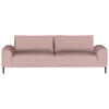 SCHLAFSOFA in Cord Mauve  - Mauve/Schwarz, Design, Textil/Metall (250/89/105cm) - Welnova