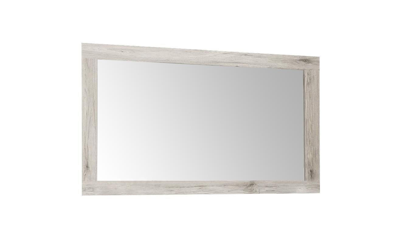 OGLEDALO ZIDNO 119/70/1,6 cm - boje hrasta, Konvencionalno, staklo/drvni materijal (119/70/1,6cm) - Carryhome