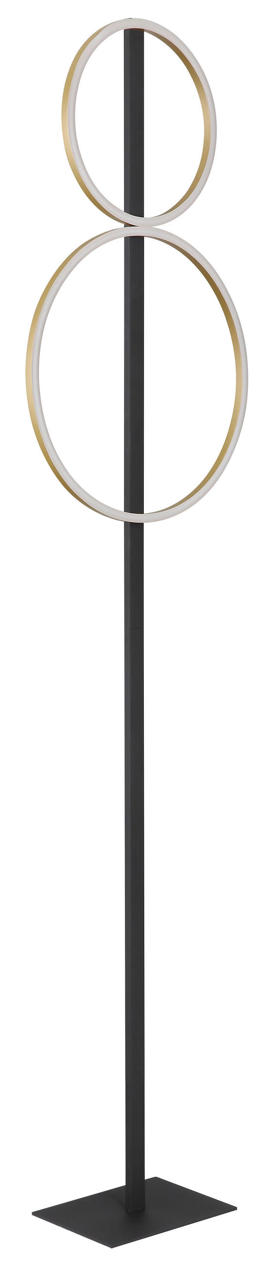 LED SVJETILJKA PODNA LUFFY  - bijela/zlatne boje, Design, metal/plastika (39/17/160cm) - Globo
